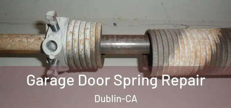  Garage Door Spring Repair Dublin-CA