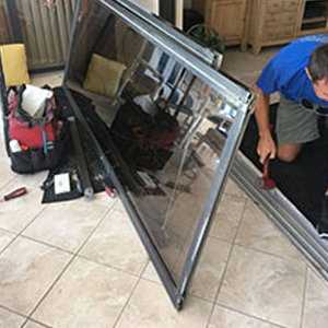 sliding glass door frame repair Dublin